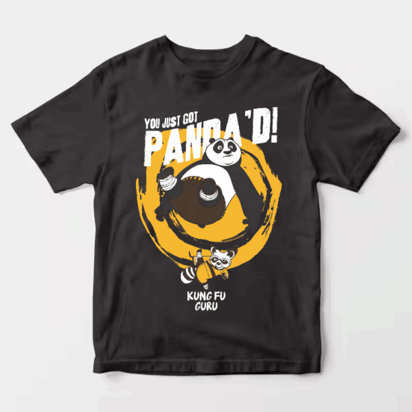 Kung Fu Guru Panda Delivers the Final Blow Unisex T-Shirt