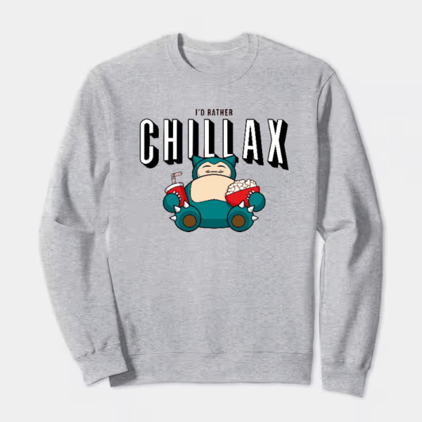 Lazy Day Snorlax Pokémon Crewneck Sweatshirt