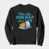 Lazy Day Vibes with Garfield the Nap King Crewneck Sweatshirt