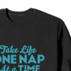 Lazy Day Vibes with Garfield the Nap King Crewneck Sweatshirt