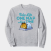Lazy Day Vibes with Garfield the Nap King Crewneck Sweatshirt