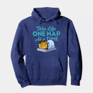 Lazy Day Vibes with Garfield the Nap King Hoodie
