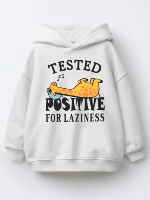 Lazy Giraffe Mood Kids Hoodie
