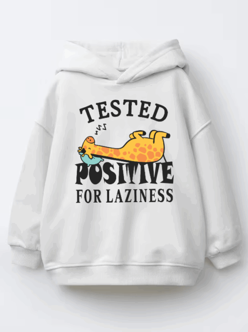 Lazy Giraffe Mood Kids Hoodie