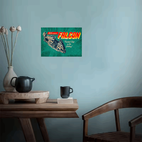 Legendary Galactic Starship Speed Star Wars Poster