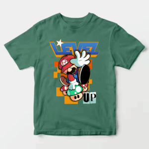 Level Up Super Mario Retro Gaming Adventure Unisex T-Shirt