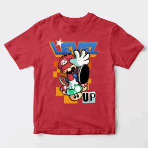 Level Up Super Mario Retro Gaming Adventure Unisex T-Shirt