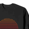 Linear Light Sun Retro Aesthetic Vintage Crewneck Sweatshirt