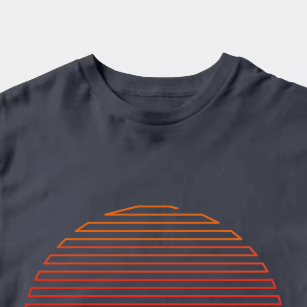 Linear Light Sun Retro Aesthetic Vintage Unisex T-Shirt