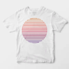 Linear Light Sun Retro Aesthetic Vintage Unisex T-Shirt