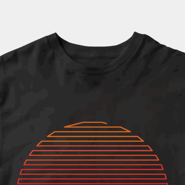 Linear Light Sun Retro Aesthetic Vintage Unisex T-Shirt