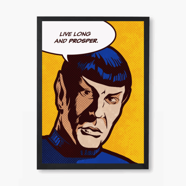 Live Long and Prosper Star Trek Poster