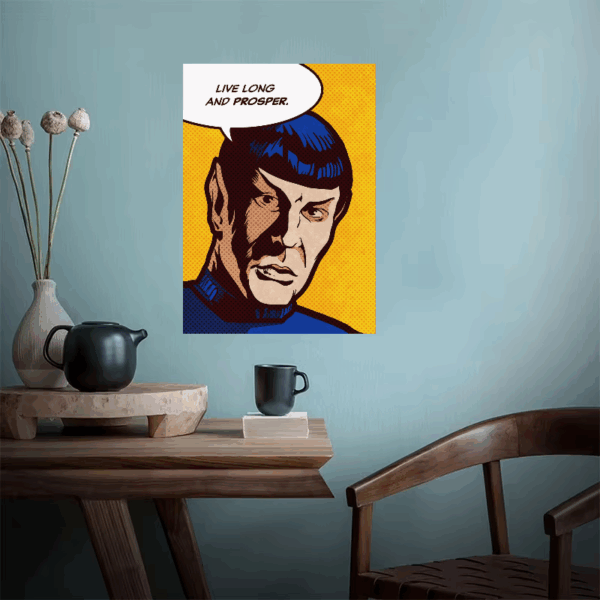 Live Long and Prosper Star Trek Poster