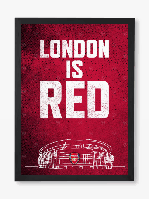 London Is Red Arsenal Legacy Poster