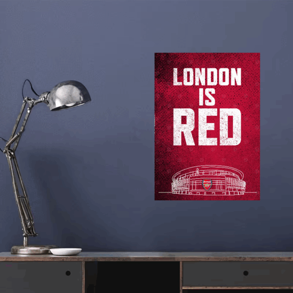 London Is Red Arsenal Legacy Poster