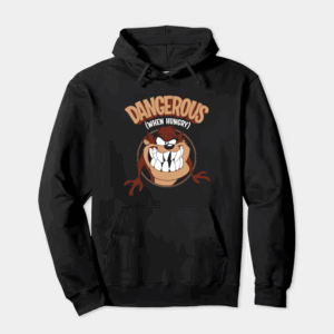Looney Tunes Tazz Rage Mode – Classic Angry Look Hoodie