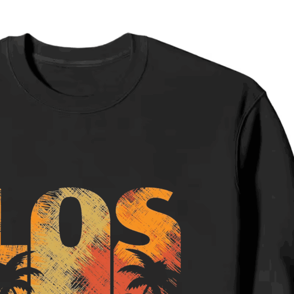Los Angeles Sunset Vibes 80s City Crewneck Sweatshirt