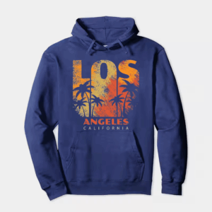 Los Angeles Sunset Vibes 80s City Hoodie