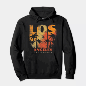 Los Angeles Sunset Vibes 80s City Hoodie