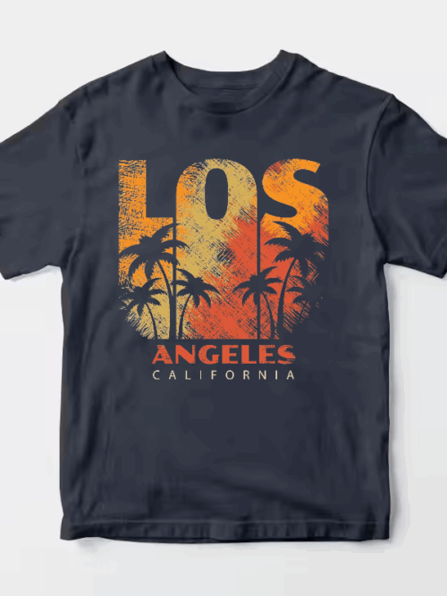 Los Angeles Sunset Vibes 80s City Unisex T-Shirt