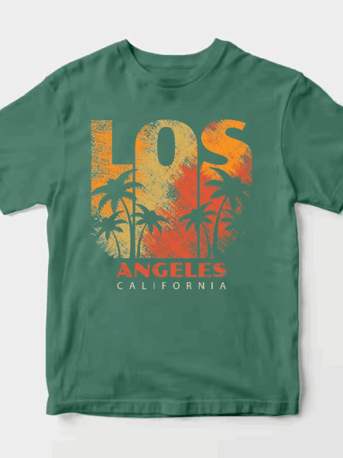 Los Angeles Sunset Vibes 80s City Unisex T-Shirt