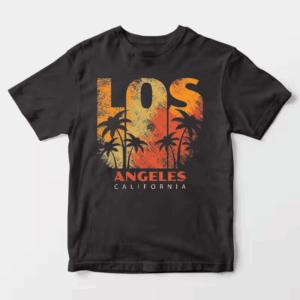 Los Angeles Sunset Vibes 80s City Unisex T-Shirt