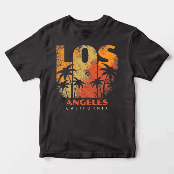 Los Angeles Sunset Vibes 80s City Unisex T-Shirt Los Angeles Sunset Vibes 80s City Unisex T-Shirt