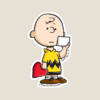 Lovestruck Charlie Brown Peanuts Sticker