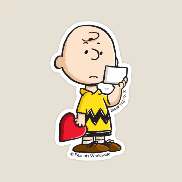 Lovestruck Charlie Brown Peanuts Sticker Lovestruck Charlie Brown Peanuts Sticker