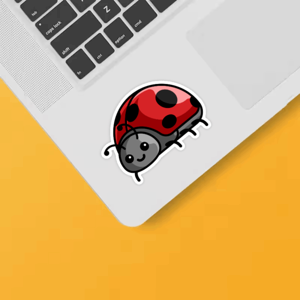Lucky Garden Ladybug Charm Sticker Lucky Garden Ladybug Charm Sticker