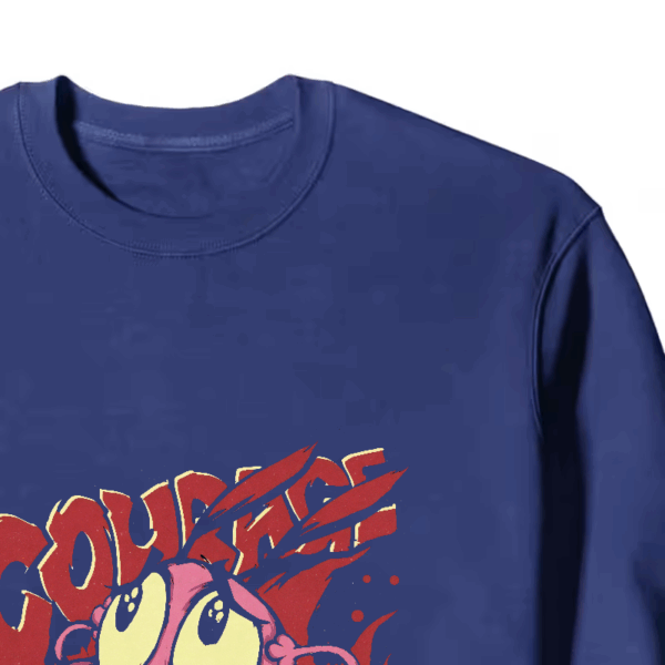 Mad Dog Mode Courage Cowardly Dog Crewneck Sweatshirt