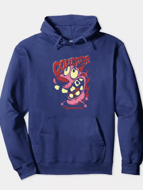 Mad Dog Mode Courage Cowardly Dog Hoodie