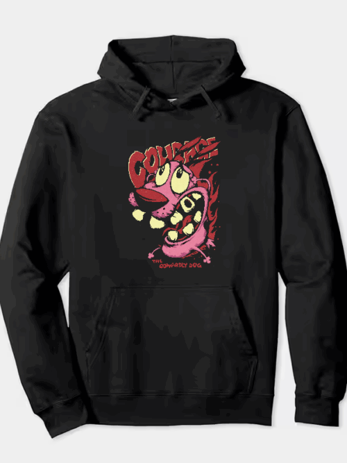 Mad Dog Mode Courage Cowardly Dog Hoodie