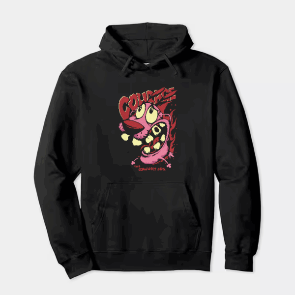 Mad Dog Mode Courage Cowardly Dog Hoodie