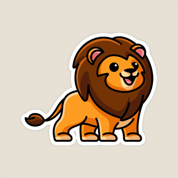 Majestic Jungle King Roar Sticker Majestic Jungle King Roar Sticker
