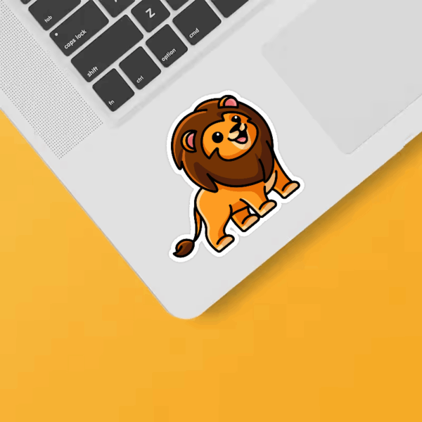 Majestic Jungle King Roar Sticker Majestic Jungle King Roar Sticker