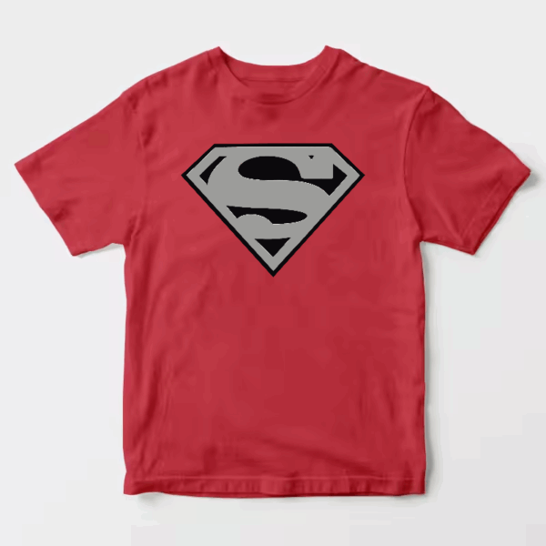 Man of Steel Silver Superman Emblem Unisex T-Shirt