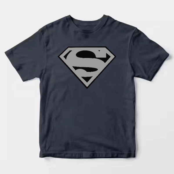 Man of Steel Silver Superman Emblem Unisex T-Shirt