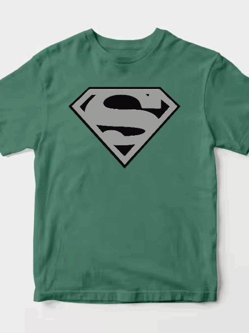 Man of Steel Silver Superman Emblem Unisex T-Shirt