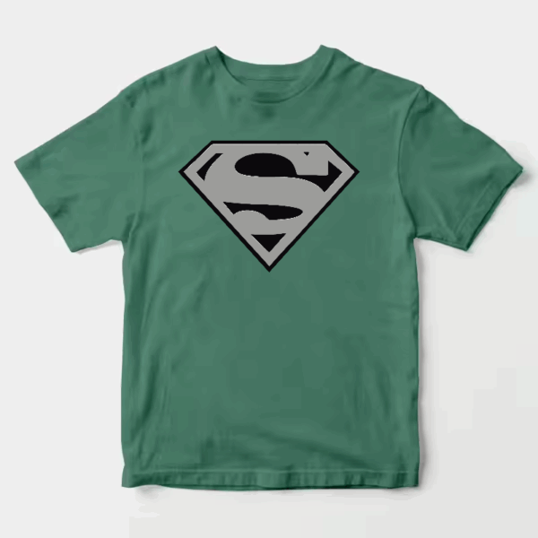 Man of Steel Silver Superman Emblem Unisex T-Shirt