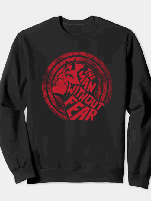 Man Without Fear Daredevil Hero Crewneck Sweatshirt
