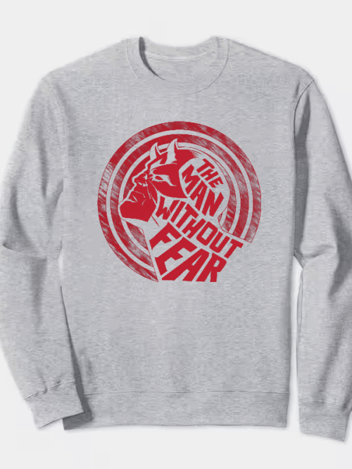 Man Without Fear Daredevil Hero Crewneck Sweatshirt