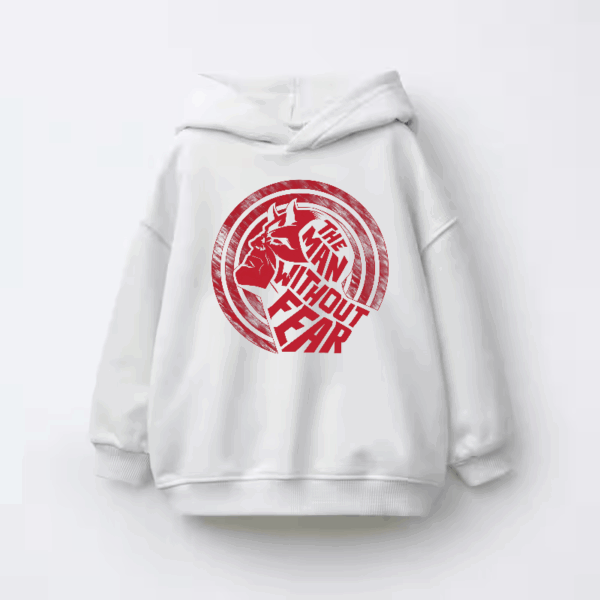 Man Without Fear Daredevil Hero Kids Hoodie