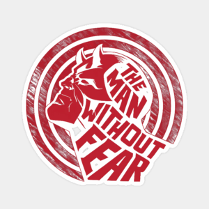 Man Without Fear Daredevil Hero Sticker Man Without Fear Daredevil Hero Sticker