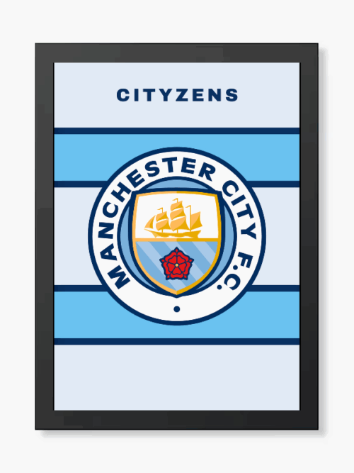 Manchester City Cityzens Legacy Poster