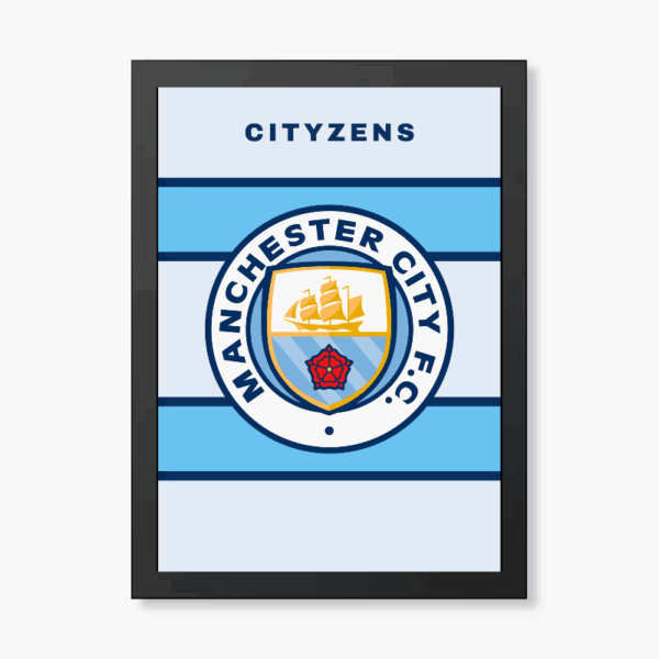 Manchester City Cityzens Legacy Poster