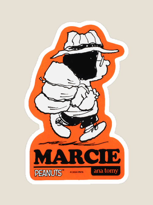 Marcie Cool and Collected Peanuts Sticker