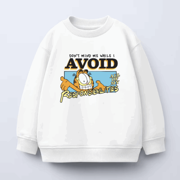 Master Of Avoiding Responsibilities Garfield Crewneck Sweatshirt