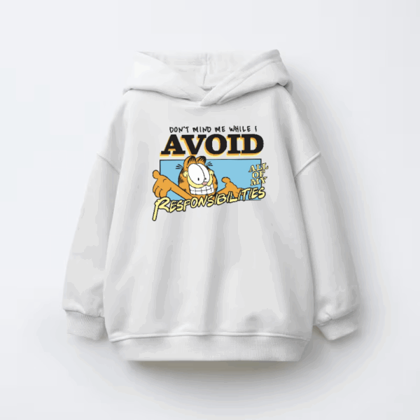 Master of Avoiding Responsibilities Garfield Kids Hoodie