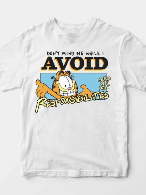 Master of Avoiding Responsibilities Garfield Unisex T-Shirt